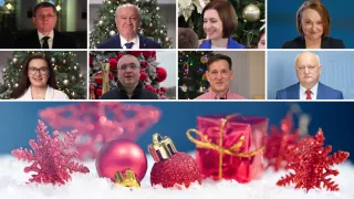 /VIDEO/ Felicitări de Crăciun cu promisiuni, laude și mesaje de unitate: Politicienii și diplomații s-au întrecut în urări