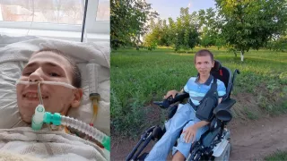 /FOTO/ Salvează-l pe Mihai! Tânărul din Hîncești are nevoie de un aparat respirator pentru a trăi: „Vreau să ajung acasă”