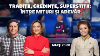 /PROMO/ Tradiții, credințe, superstiții: Aflăm ce e autentic și ce e mit în obiceiurile noastre - de la 20:00, la „Alo, TV8” 