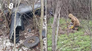 В Крокмазе обезвреживают упавший дрон с боезарядом: специалисты готовят контролируемый подрыв