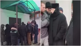 /ВИДЕО/ Церковный конфликт в селе Деренеу Каларашского района перерос в столкновения у храма