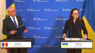 /ВИДЕО/ Мунтяну в Киеве осудил войну РФ против Украины и поддержал создание трибунала по военным преступлениям