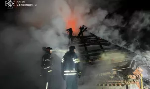 /ВИДЕО/ В Харьковской области в результате взрыва дрона у частного дома погибли отец и трое детей 