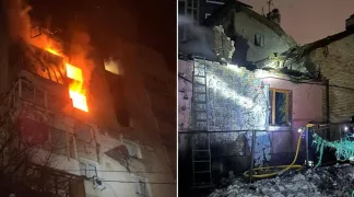 Россия нанесла массированный удар по Украине. Повреждены многоэтажные и частные дома