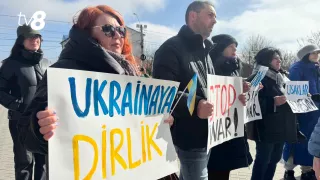 /ВИДЕО/ "Гагаузы хотят мира для Украины". В Комрате прошла акция против войны