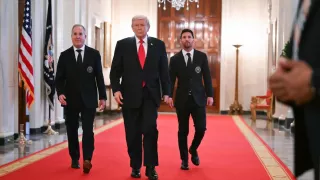 Donald Trump i-a primit la Casa Albă pe Lionel Messi și echipa Inter Miami: „Poate ești mai bun decât Pele”
