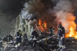 /ФОТО/ В Харькове сообщили о восьми погибших в результате удара в ночь на 7 марта