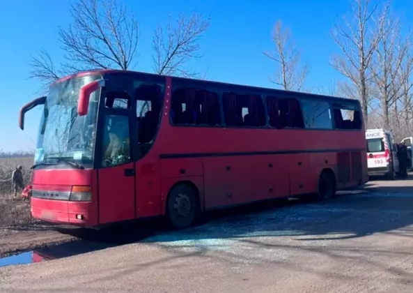 автобус харьков удар