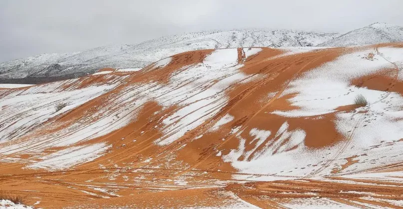 снег в сахаре
