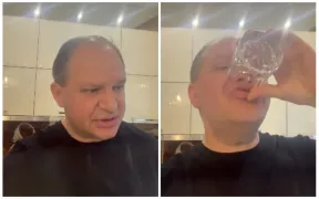 «Пригодна для питья и приготовления пищи»: Чебан на камеру выпил стакан воды из-под крана