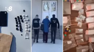 /ВИДЕО/ В Дрокии у лицея задержали подозреваемую в продаже наркотиков: её поместили в изолятор на месяц