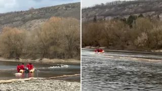 Noi măsuri pe Nistru, la granița cu Ucraina: Al treilea baraj absorbant, instalat la Arionești