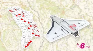 /Инфографика/ Карта всех беспилотников и ракет, обнаруженных в Молдове с начала войны в Украине