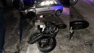 Accident teribil la Comrat: O minoră a murit după ce o motocicletă s-a ciocnit o mașină