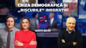 /PROMO/ Criza demografică și imigrația, teren fertil pentru speculații? Demontăm mituri și analizăm cifre, de la 20:00, la „Alo, TV8”