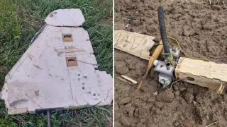/ФОТО/ В Теленешском районе обнаружили обломки дрона: он упал месяц назад (Обновлено) 