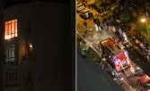 В Кишиневе вечерний салют привел к пожару в многоэтажке
