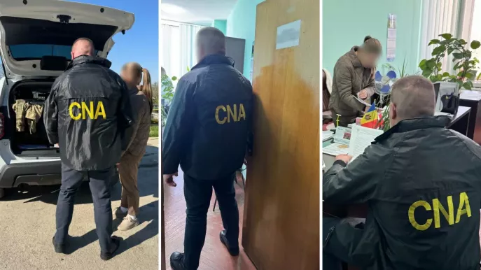 /VIDEO/ Dosare de corupție în protecția mediului din nordul Moldovei: Trei persoane reținute, inclusiv o șefă