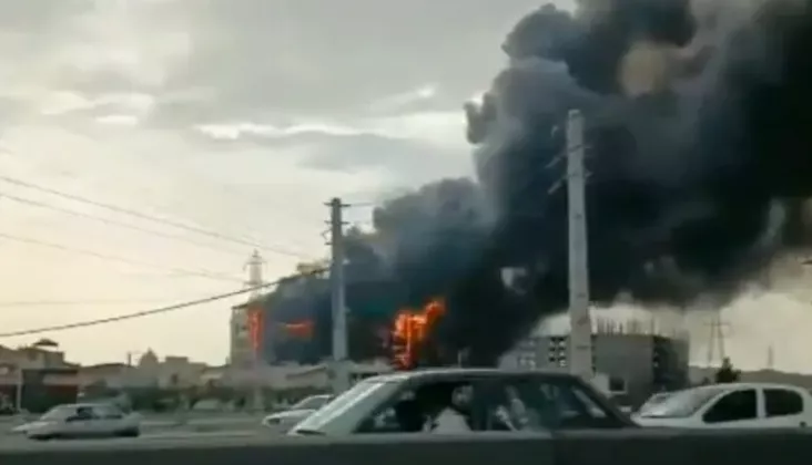 тегеран пожар