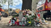 /ФОТО/ Кадры TV8 с места удара в Киеве: Зеленский посетил многоэтажку, разрушенную в результате российской атаки