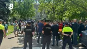 /VIDEO/ Protest tensionat la Guvern: Fermierii cer ajutor urgent, iar ministrul Finanțelor a fost huiduit
