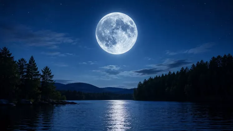 LUNA albastră