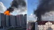 /ВИДЕО/ Возгорание и взрыв в Дурлештах: в строящемся здании сдетонировали газовые баллоны