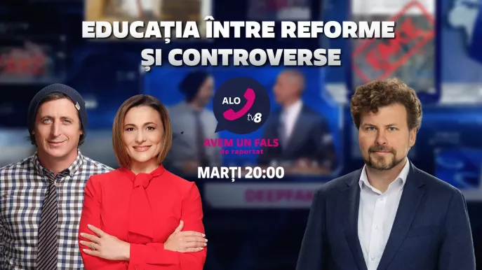 /LIVE/ Educația între reforme și controverse: Ministrul Educației răspunde la întrebări, doar la TV8