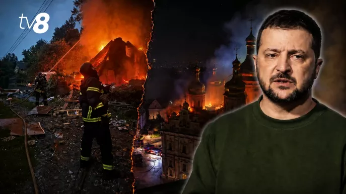 /VIDEO/ „Cea mai mare crimă rusească contra culturii creștine”: Apelul lui Volodimir Zelenski după atacul masiv al Rusiei