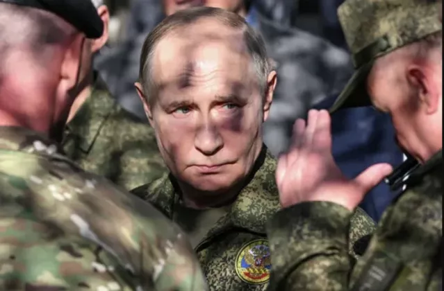 путин в военной форме