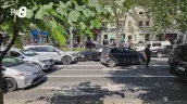/ВИДЕО/ В центре Кишинева столкнулись пять автомобилей, один человек в больнице