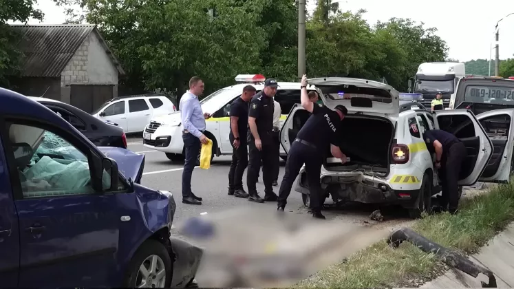 accident sîngerei foto: TV Nord