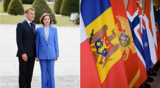 "Украине необходимо больше поддержки". Майя Санду впервые приняла участие во встрече "Коалиции желающих" в Париже