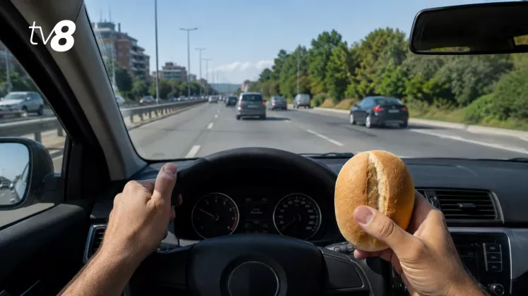 mâncare în mașină