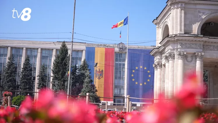 PMAN UE Moldova Chișinău Guvern drapel