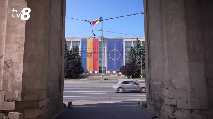 PMAN UE Moldova Chișinău Guvern drapel