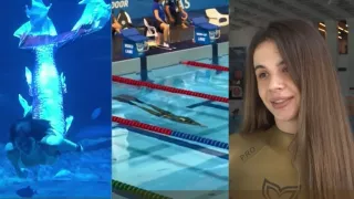 /VIDEO/ A fost sirenă în Tailanda, acum e campioană în adâncuri: Moldoveanca care a parcurs 200 de metri sub apă, fără aer