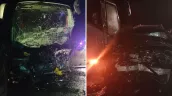 /VIDEO/ Tragedie la Orhei: Doi morți în urma impactului frontal dintre un autoturism și un autocar cu pasageri