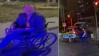 /ВИДЕО/ В Кишиневе колясочник "исцелился" на глазах полиции: мужчину оштрафовали за симуляцию инвалидности