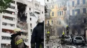 /ВИДЕО/ Россия ударила по Одессе и Харькову: два человека погибли, не менее 30 пострадали