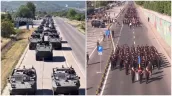Репетиции военного парада в Кишинёве идут третий день. К шествию готовятся более 2000 военнослужащих