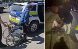 /ВИДЕО/ Встали с колясок завидев полицию: в Кишиневе оштрафовали двух мужчин за симуляцию инвалидности 