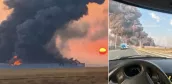 /ВИДЕО/ Украинские дроны атаковали еще три склада российского маркетплейса Ozon 