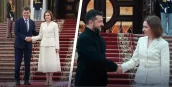 /ВИДЕО/ Президенты Румынии и Украины принимают участие в праздновании Дня независимости Молдовы