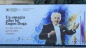 /ФОТО/ На одной руке шесть пальцев, на второй — четыре: мэрия Кишинева разметила ИИ-баннер с композитором Догой