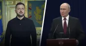/ВИДЕО/ Зеленский заявил о "закрытии неба" над Россией из-за военных рисков: Путин обвинил его в "терроризме" 