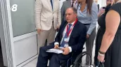 Мэр Кишинева Ион Чебан впервые появился на публике после травмы на отдыхе: приехал в инвалидной коляске