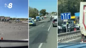 /VIDEO/ Accident grav la Măgdăcești: Un automobil, făcut zob, iar șoferul a ajuns la spital
