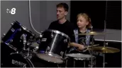 7-летняя барабанщица из Каларашского района стала самой юной в Молдове и попала в Книгу рекордов


