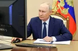 /VIDEO/ Alegeri parlamentare în Rusia. Imagini virale cu Putin care a votat online